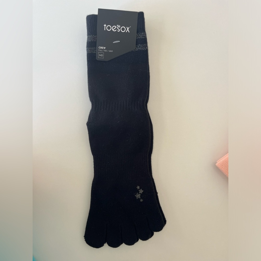 Toe Sox Black Glimmer